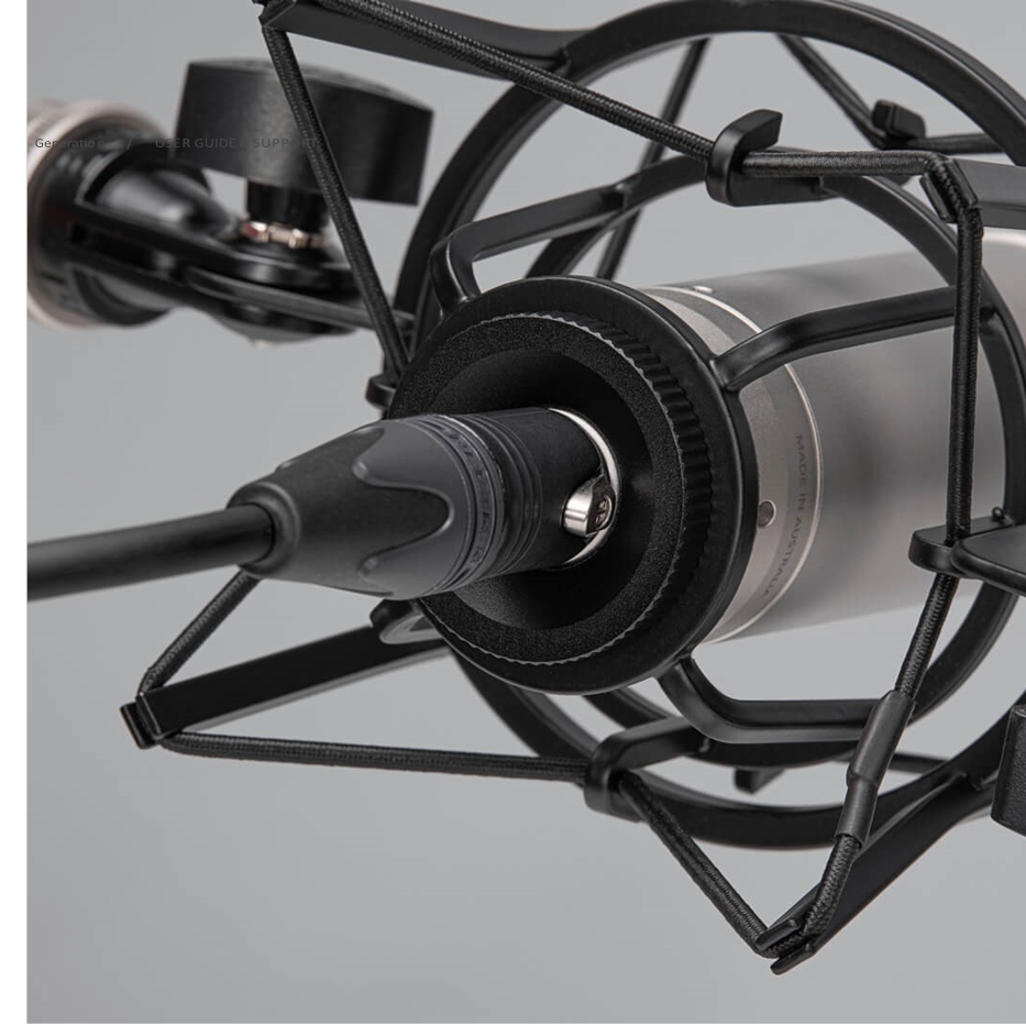 Uw NT1 5th Generation aansluiten via XLR