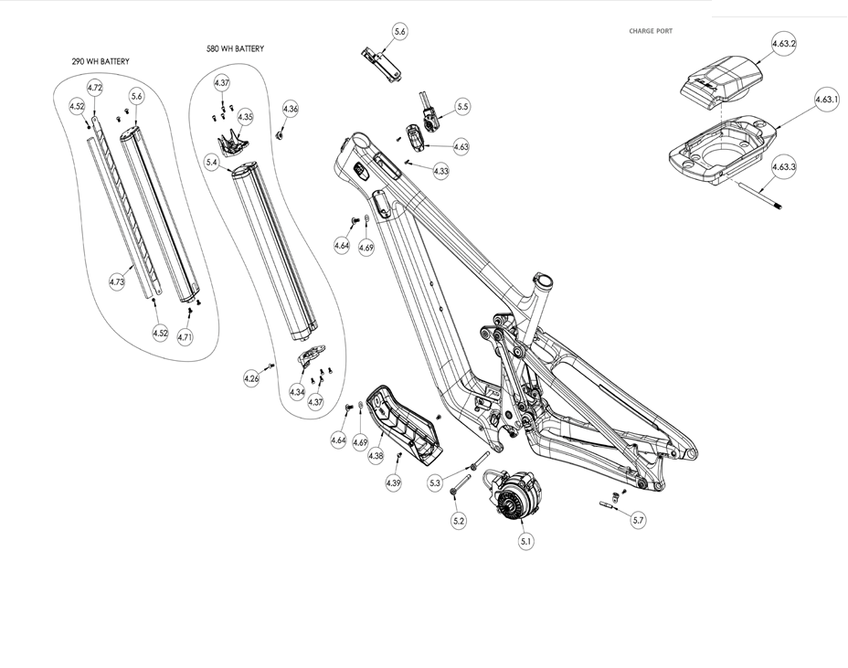 EXPLODED VIEW - E-COMPONENTEN