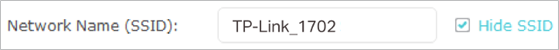 SSID verbergen