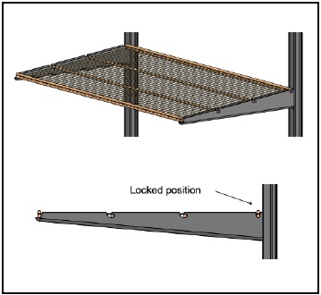 Een Wire Shelf bevestigen - Stap 2