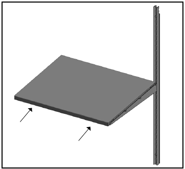 D&eacute;cor+ Shelf bevestigen - Stap 2
