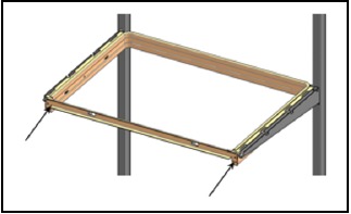 Glijdende frames installeren - Stap 2