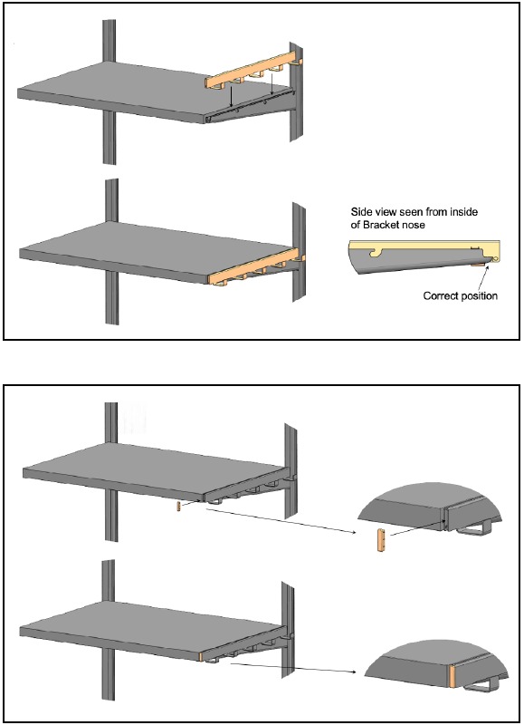 De beugelhaak installeren