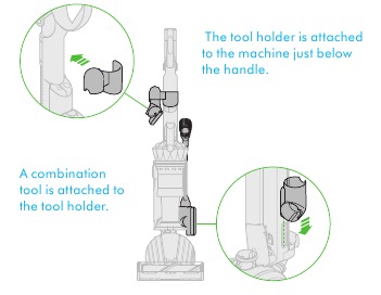 De Tangle-free turbine tool-houder bevestigen