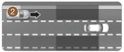 BLIND-SPOT COLLISION-AVOIDANCE ASSIST (BCA) - Stap 2