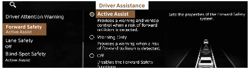 FORWARD COLLISION-AVOIDANCE ASSIST (FCA) - Stap 2