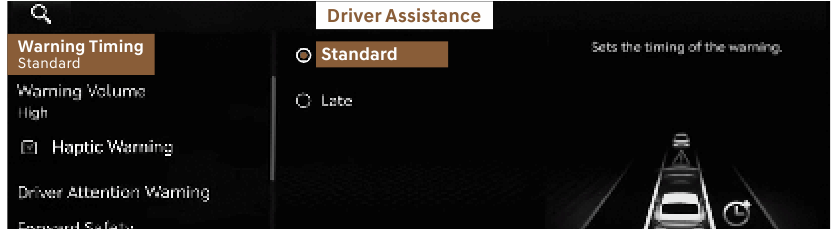 FORWARD COLLISION-AVOIDANCE ASSIST (FCA) - Stap 3