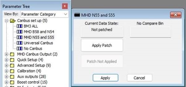 MHD CAN-bus Setup - ReFlex+ configuratie