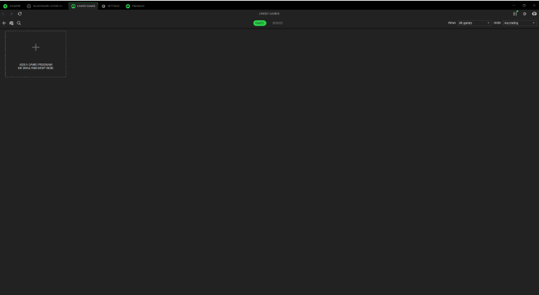 Configureren - Gekoppelde games - Stap 1