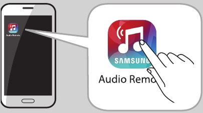 De Samsung Audio Remote App starten