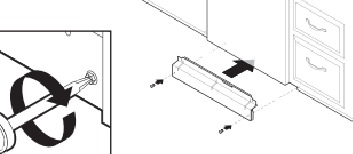 Toegangspaneel installeren - Optie 2 - Metalen paneel