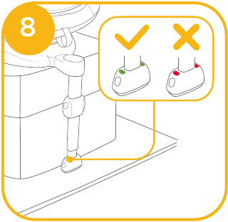 De basis installeren - Stap 6