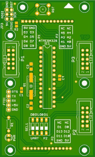 ATmega328 Pinout