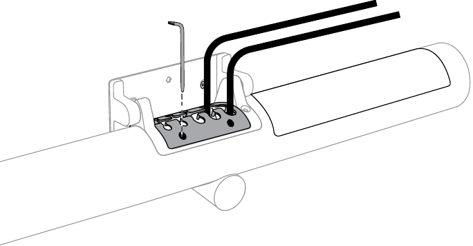 Installatie onder het scherm - Stap 12