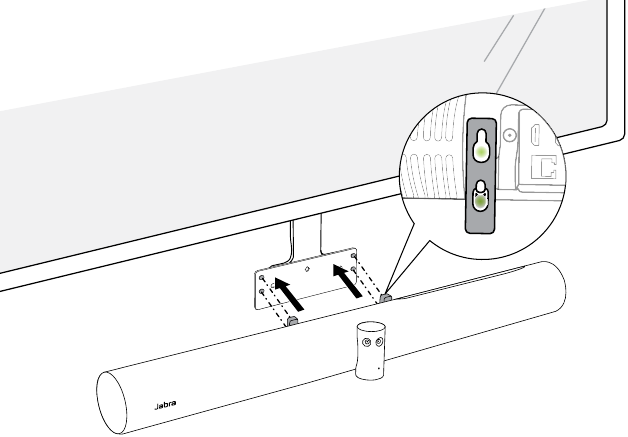 Installatie onder het scherm - Stap 9