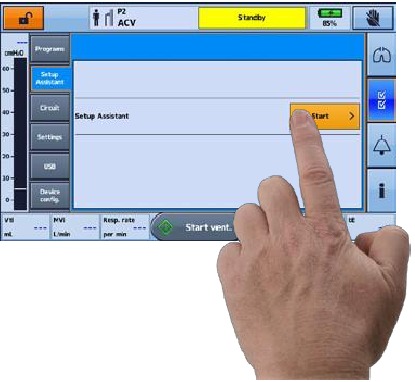 De Setup Assistant gebruiken - Stap 1