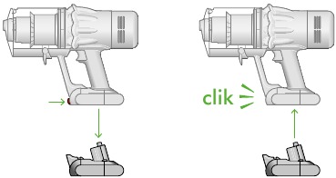 Uw click-in-accu vervangen