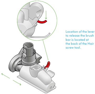 Blokkeringen verwijderen uit uw Hair screw tool