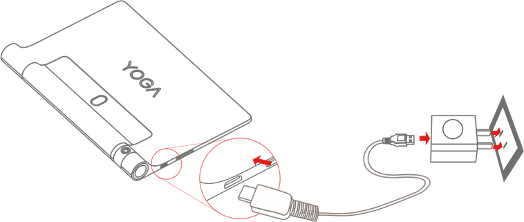 Het apparaat opladen