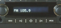 Audiobediening achterin