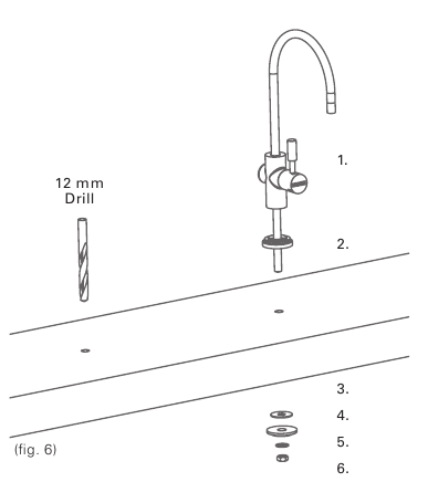 De BRITA-dispenser installeren