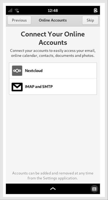Online accounts