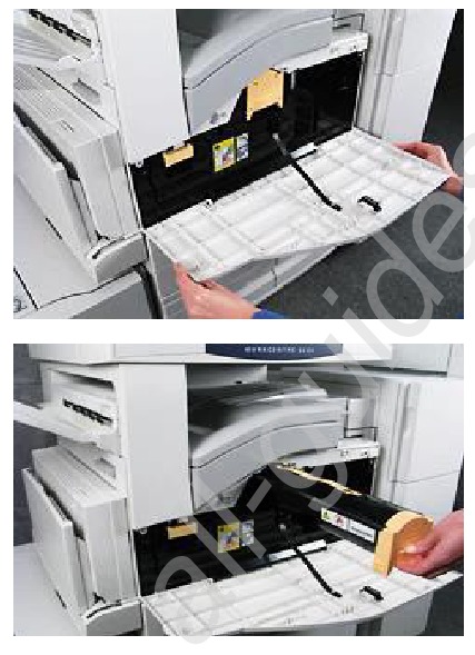 Toner vervangen - Stap 1