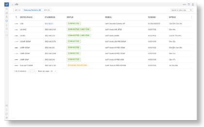 De UniFi Switch accepteren - Stap 2
