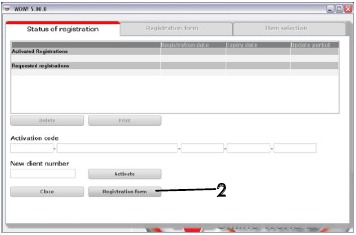 Software registreren - Stap 2