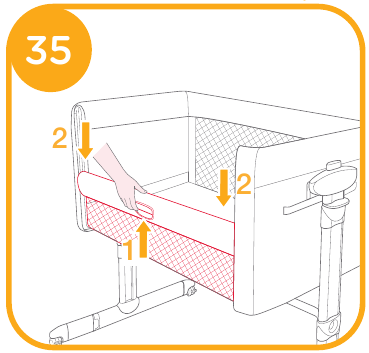 Bedside Sleeper gebruiken - Stap 1