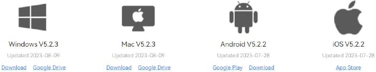 De software downloaden