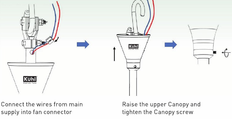 Sluit aan op de elektriciteitsvoorziening