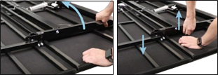 King/Cal King frame-installatie - Stap 2