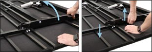 King/Cal King frame-installatie - Stap 3