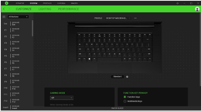 Configureren - Tabblad Systeem - Stap 2
