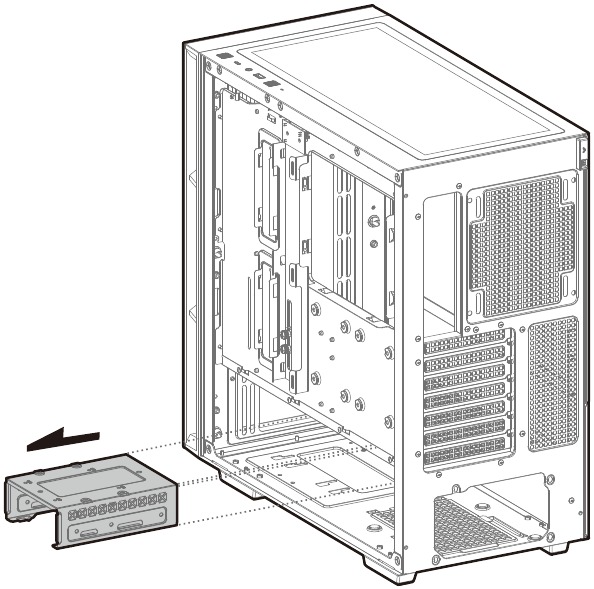 HDD's installeren - Stap 1