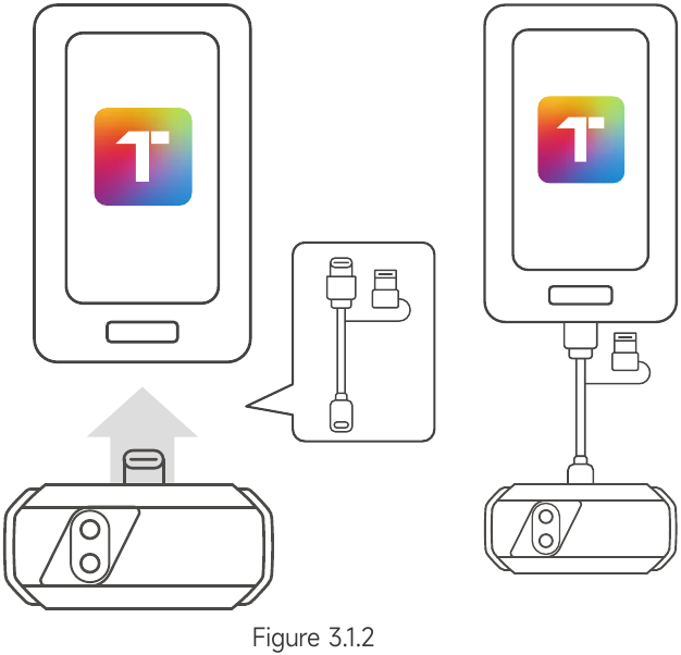 Het product gebruiken met een mobiel apparaat - Voorbeeld 2