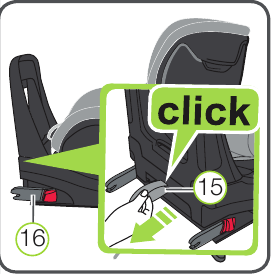 voorbereiden van de ISOFIX