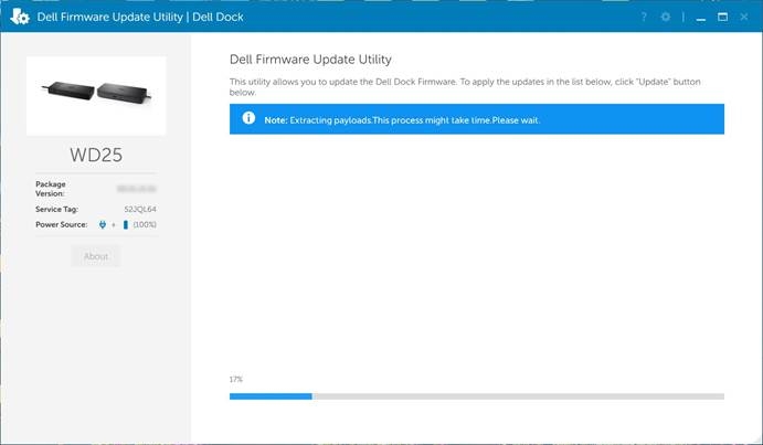 Firmware-update voor Dell docking station - Stap 1