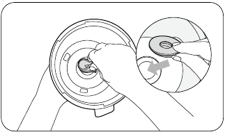 SILICONE ONDERDELEN REINIGEN - Stap 2