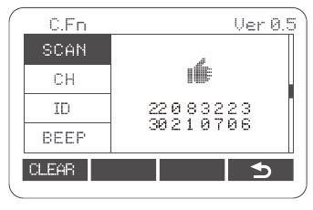 Scan het reservekanaal