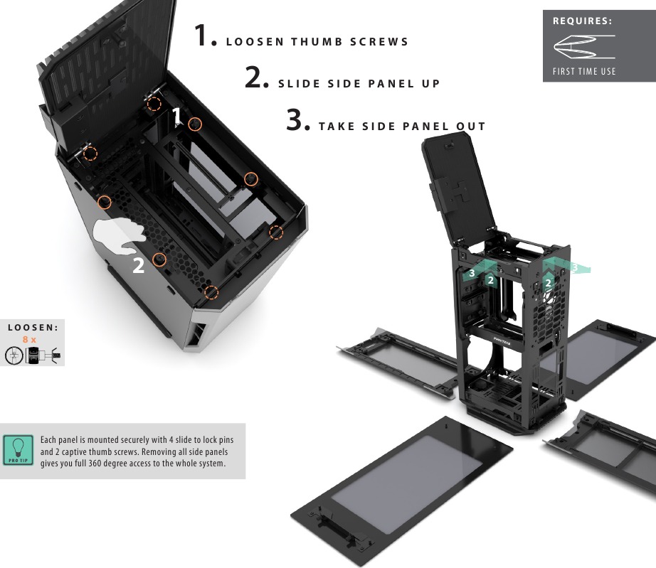 ZIJPANELEN VERWIJDEREN