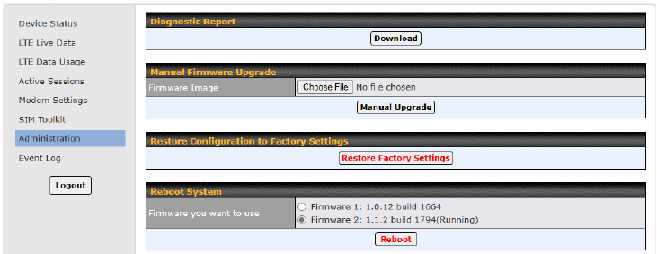 UI apparaatconfiguratie - Beheer