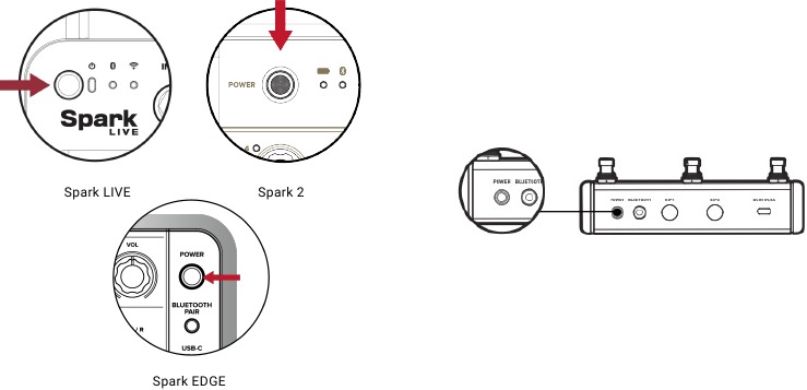 Rechtstreeks verbinding maken met Spark LIVE ... - Stap 1