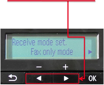 De ontvangstmodus instellen - Stap 7