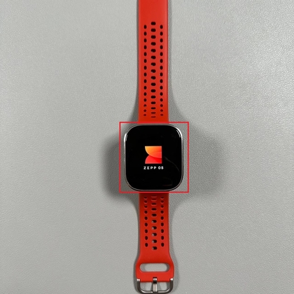 Amazfit Bip 6 toont MS-logo tijdens het opstarten