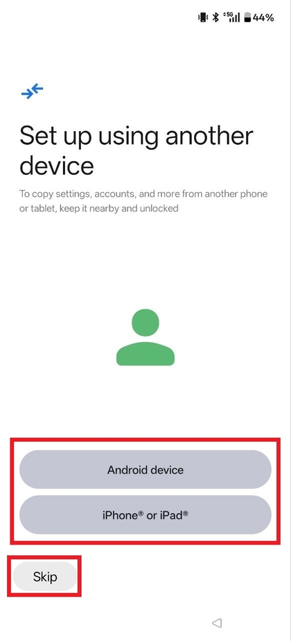 Opties voor apparaatconfiguratie op OnePlus 13R 5G