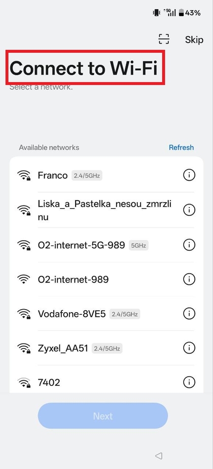 Wifi-configuratie op OnePlus 13R 5G