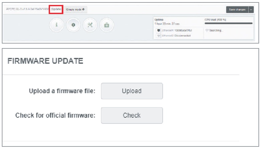 FIRMWARE-UPGRADES - Stap 1