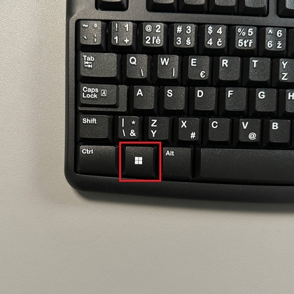 Illustratie van een Windows-snelkoppeling